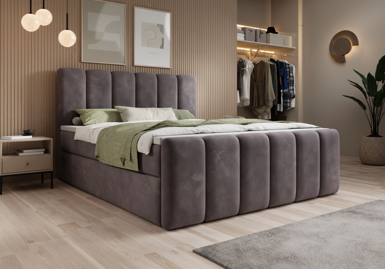 Akciós Amara boxspring ágy +ajándék fedőmatrac +ingyenes kiszállítás