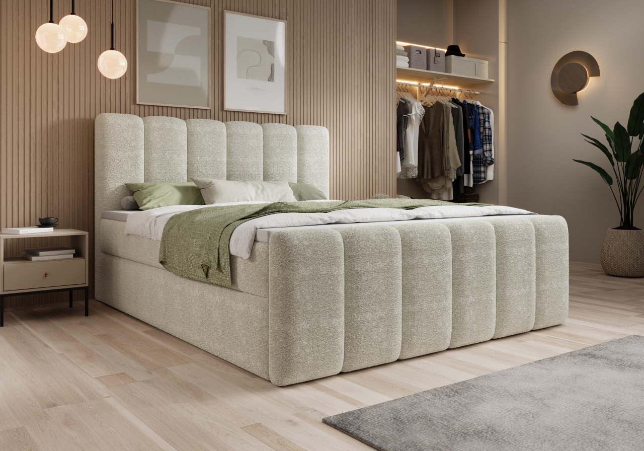 Akciós Amara boxspring ágy +ajándék fedőmatrac +ingyenes kiszállítás