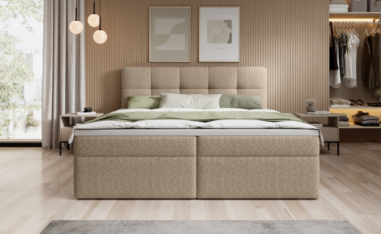 Akciós Serena boxspring ágy +ajándék fedőmatrac +ingyenes kiszállítás
