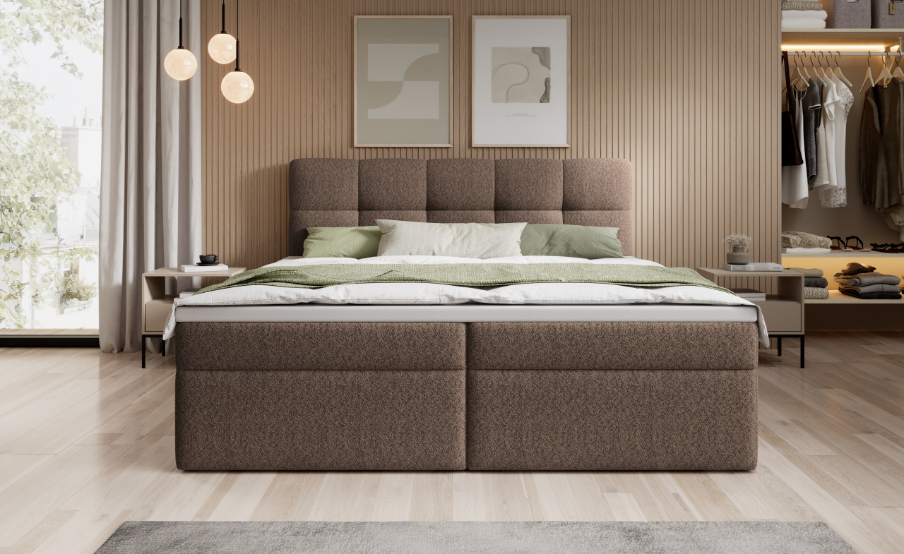 Akciós Serena boxspring ágy +ajándék fedőmatrac +ingyenes kiszállítás