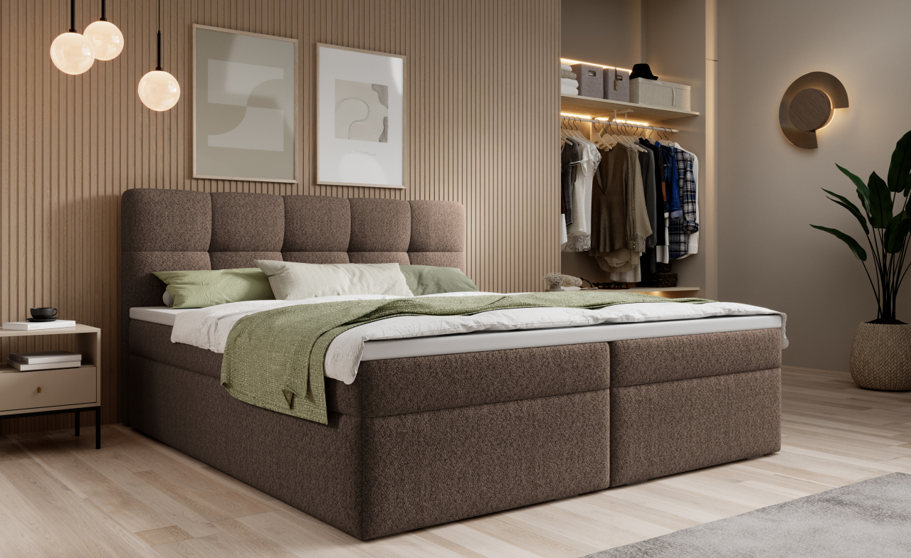 Akciós Serena boxspring ágy +ajándék fedőmatrac +ingyenes kiszállítás