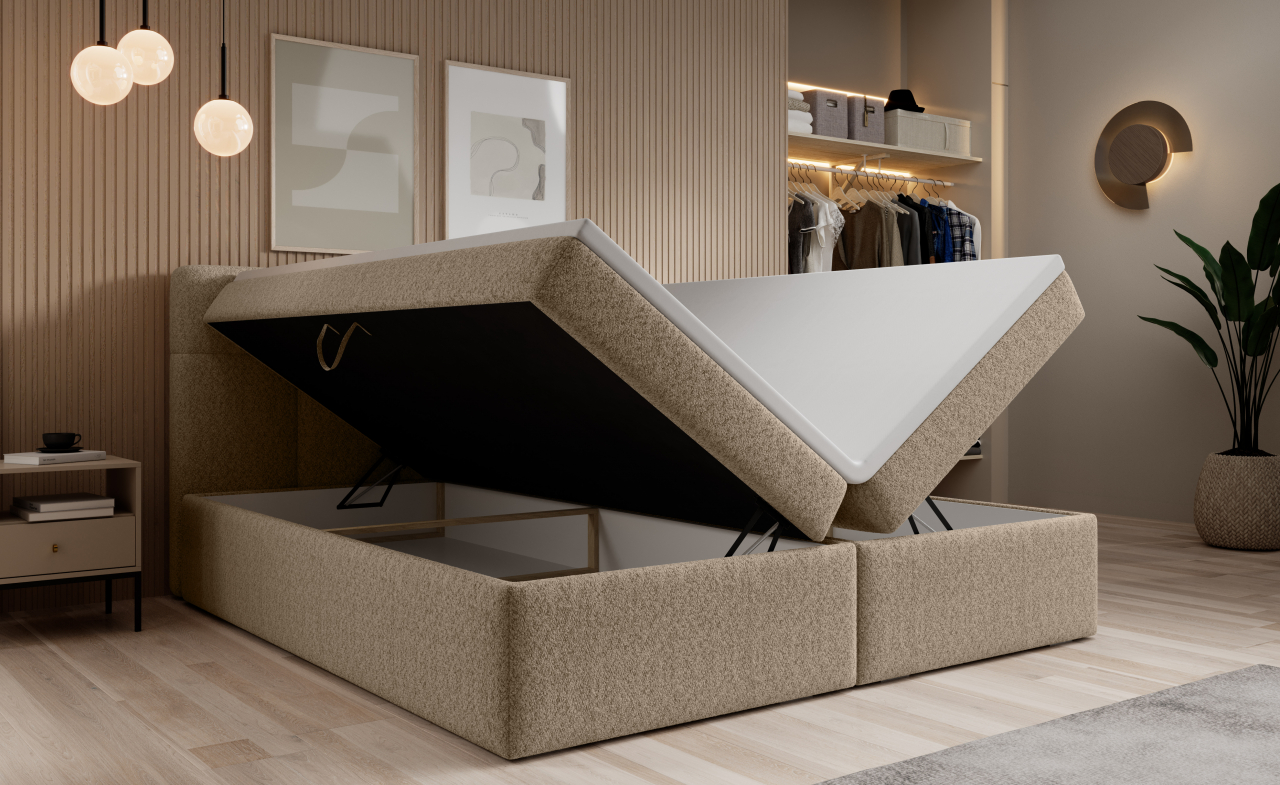 Akciós Serena boxspring ágy +ajándék fedőmatrac +ingyenes kiszállítás