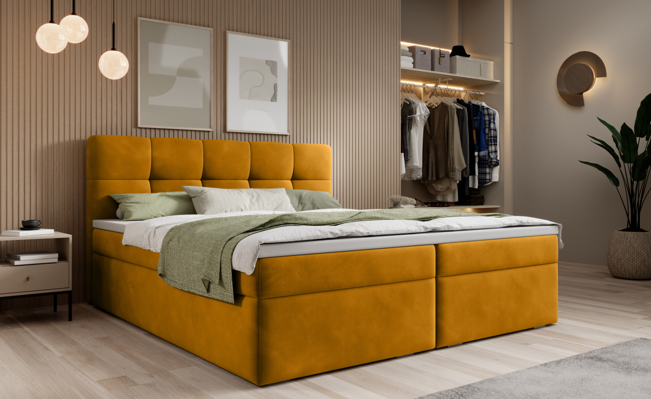 Akciós Serena boxspring ágy +ajándék fedőmatrac +ingyenes kiszállítás