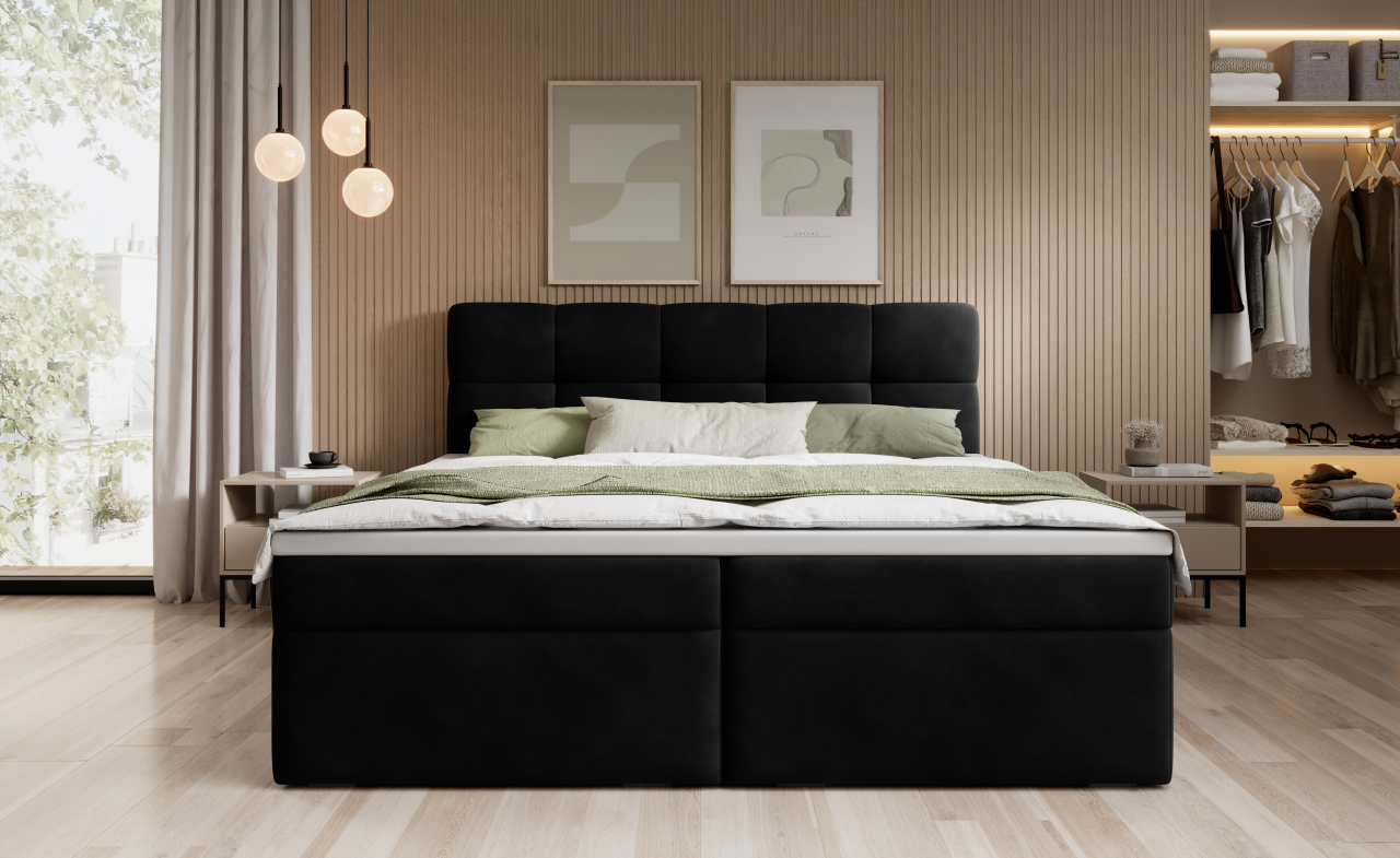 Akciós Serena boxspring ágy +ajándék fedőmatrac +ingyenes kiszállítás