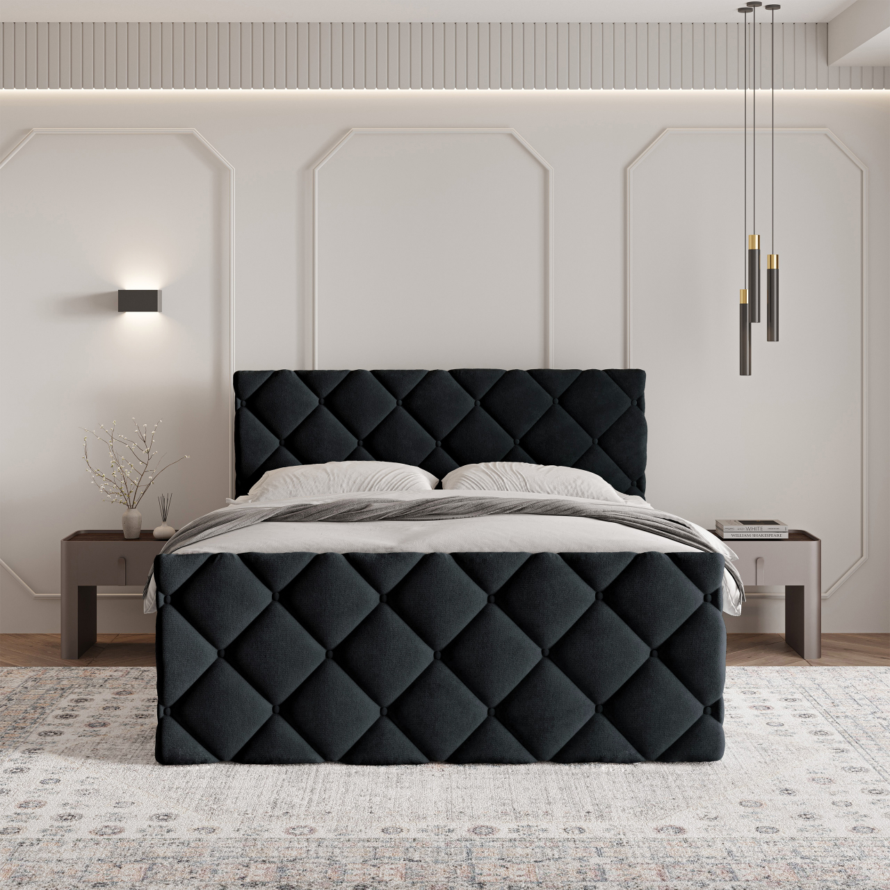  Akciós Rovari boxspring ágy +ajándék fedőmatrac +ingyenes kiszállítás