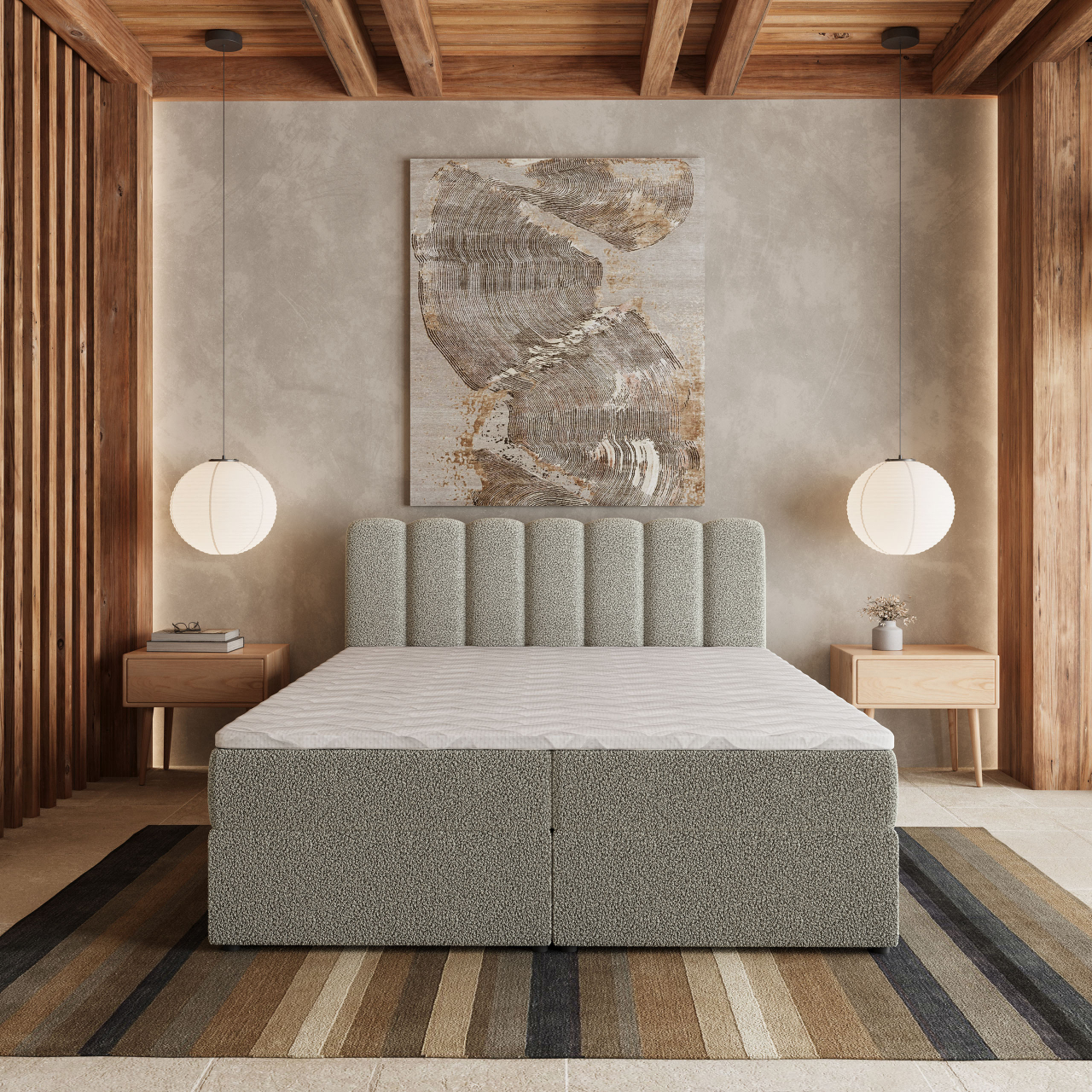  Akciós Solia boxspring ágy +ajándék fedőmatrac +ingyenes kiszállítás