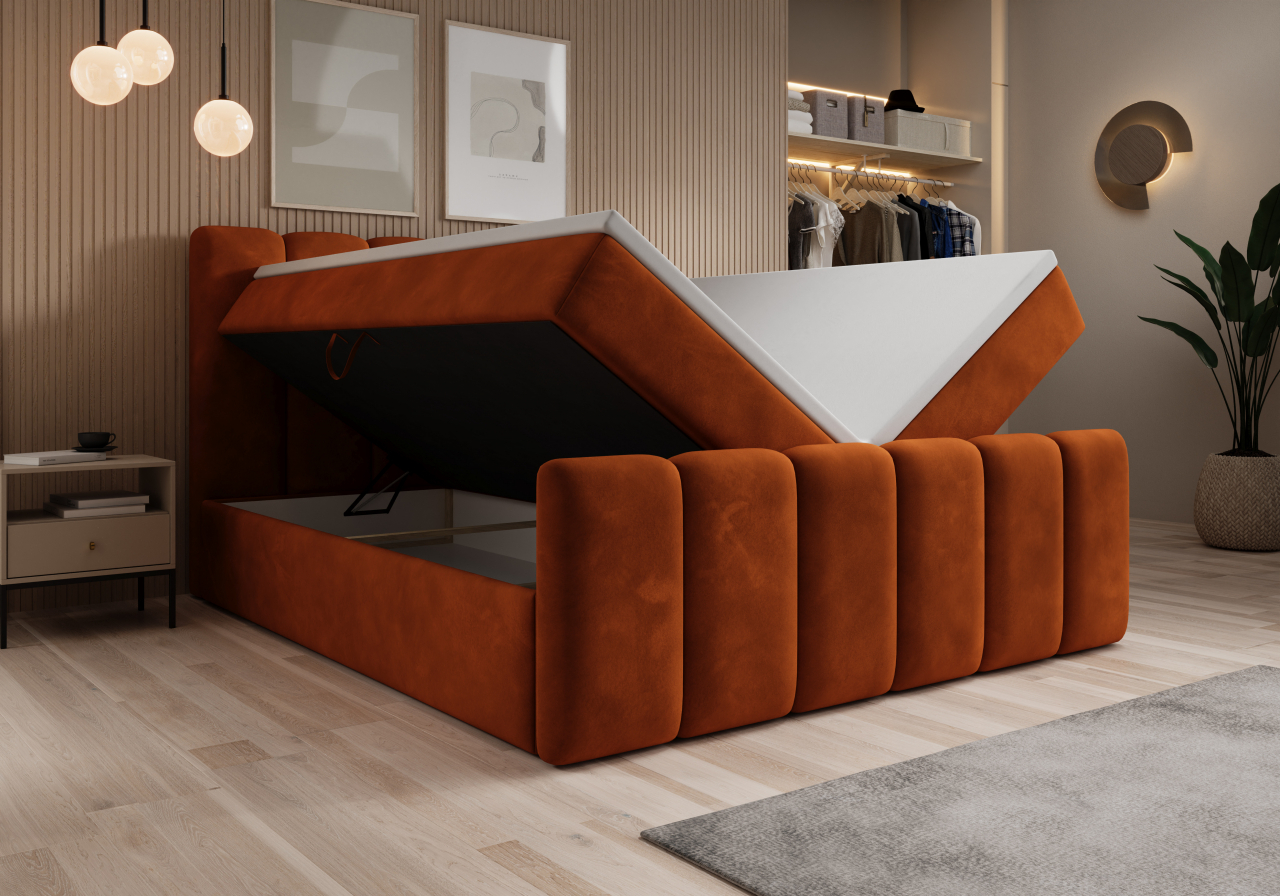 Akciós Amara boxspring ágy +ajándék fedőmatrac +ingyenes kiszállítás RR