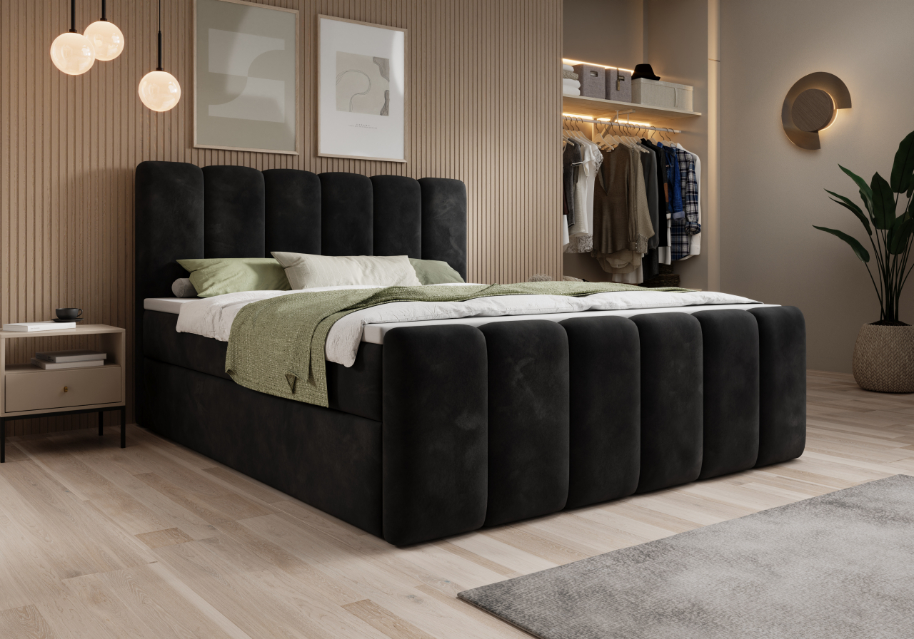 Akciós Amara boxspring ágy +ajándék fedőmatrac +ingyenes kiszállítás RR