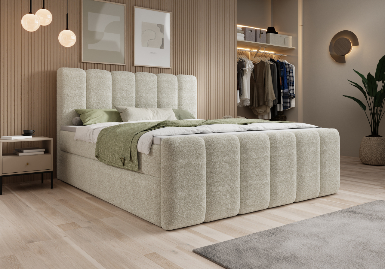Akciós Amara boxspring ágy +ajándék fedőmatrac +ingyenes kiszállítás RR
