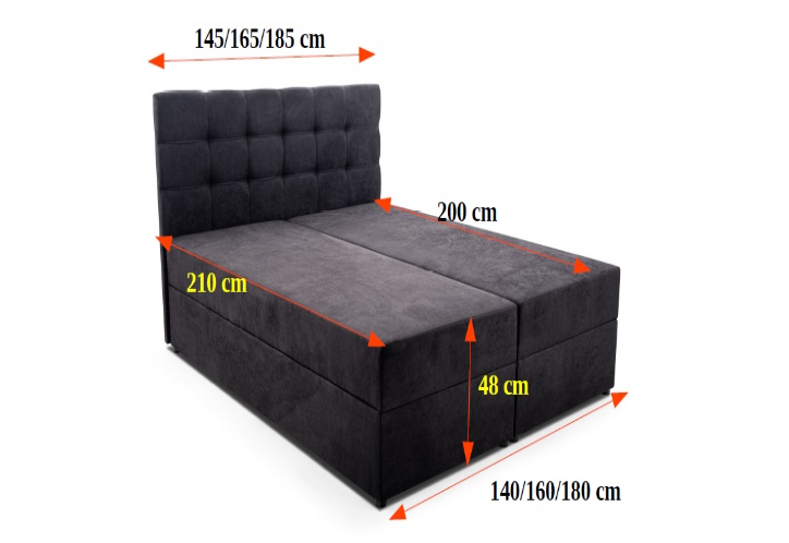Akciós Faro boxspring ágy +ajándék fedőmatrac +ingyenes kiszállítás RR
