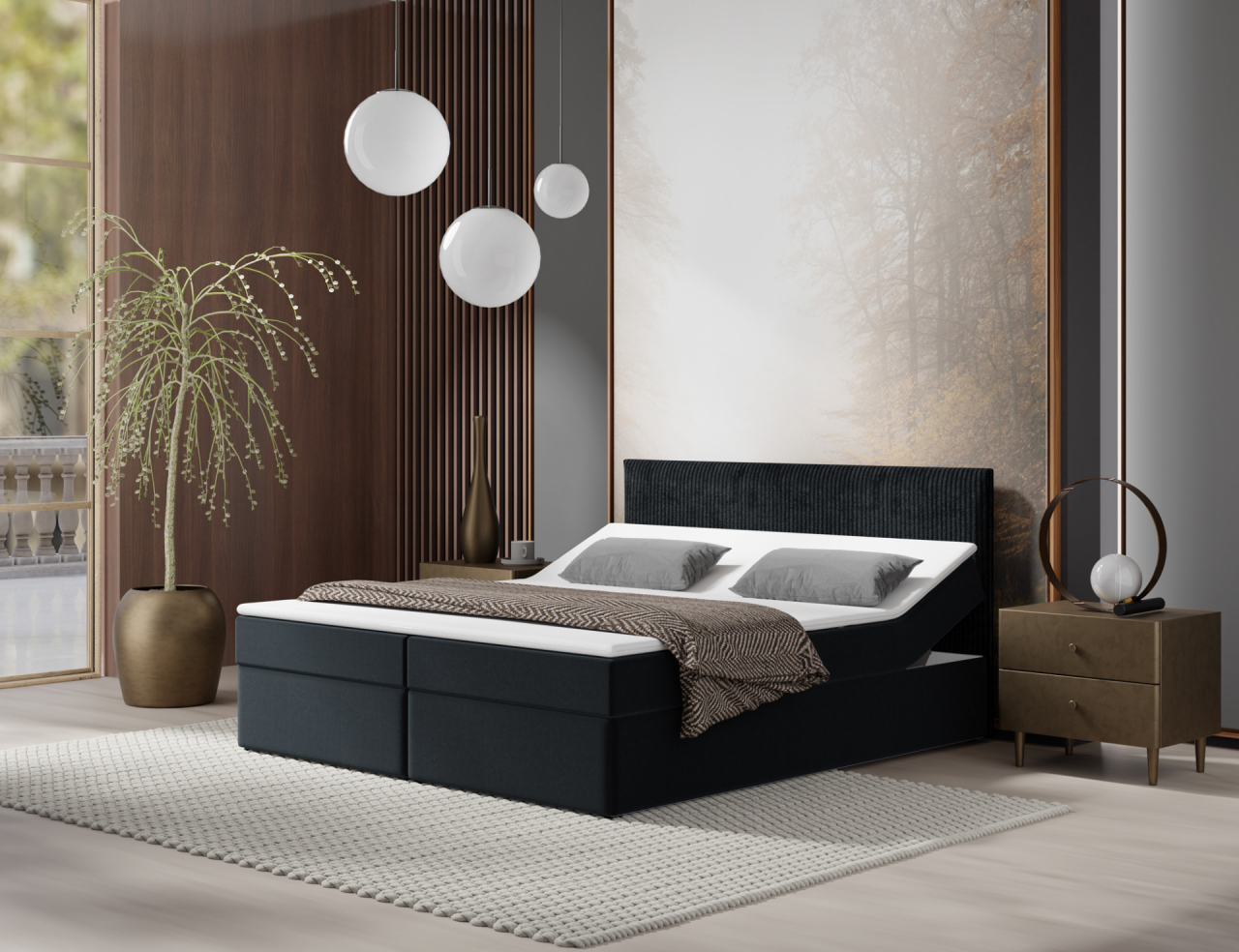 Akciós Azteca boxspring ágy +ajándék fedőmatrac +ingyenes kiszállítás RR
